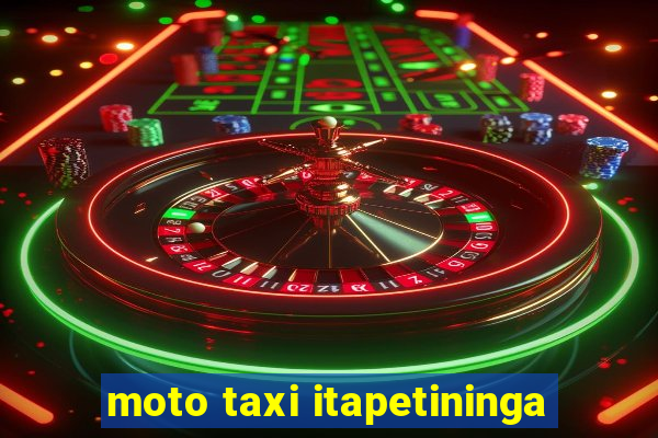 moto taxi itapetininga